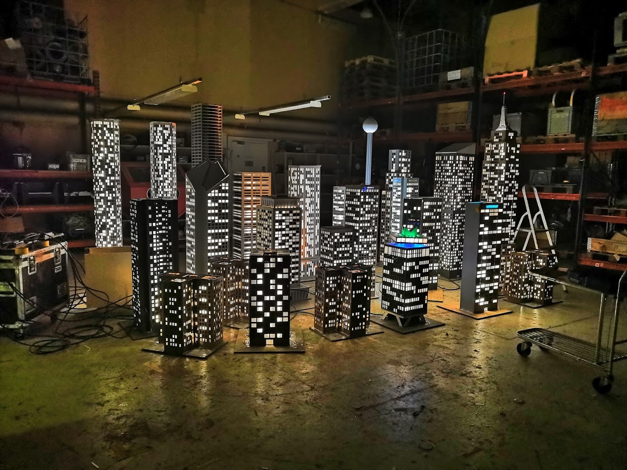 Atlantis light art installation