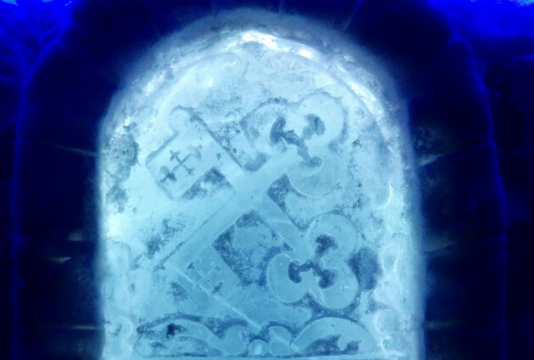 Snöborgen Luleå iceart LED